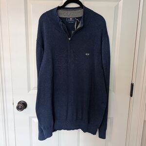 NWT Vineyard Vines Palm Beach Quarter Zip Sweater